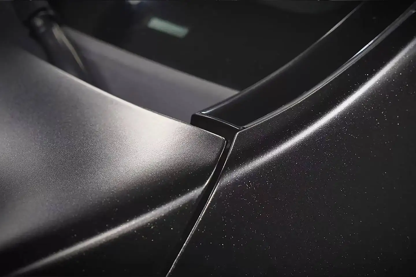 عالية الجودة مصنع المخرج PET المعادن الثقيلة العاصفة الأسود حماية الخدش سوبر لمعان PVC سيارة التفاف الفينيل سيارة التفاف ملصق