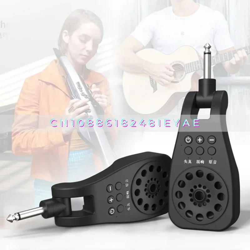 M600 In-line Electric Blowpipe Perangkat Efek Speaker Kecil Gitar Elektrik Roland dengan Kartu Suara Reverb Audio