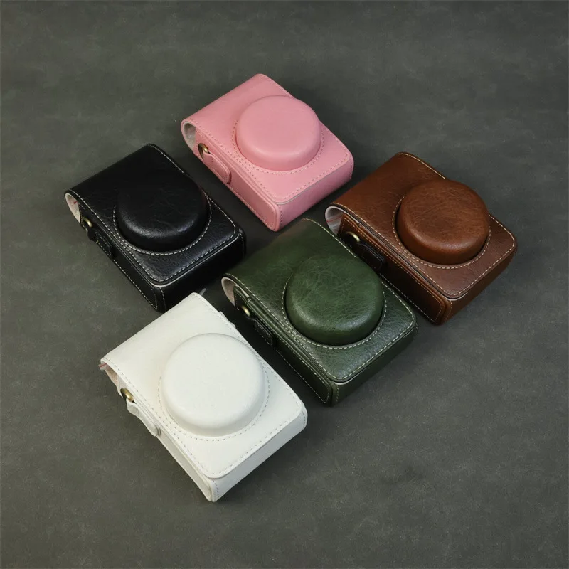 

Leather Case for Ricoh GR2 GR3 Camera Bag for Canon Sx740 G7x2 3 Protective Leather Case for Sony ZV1f Shell