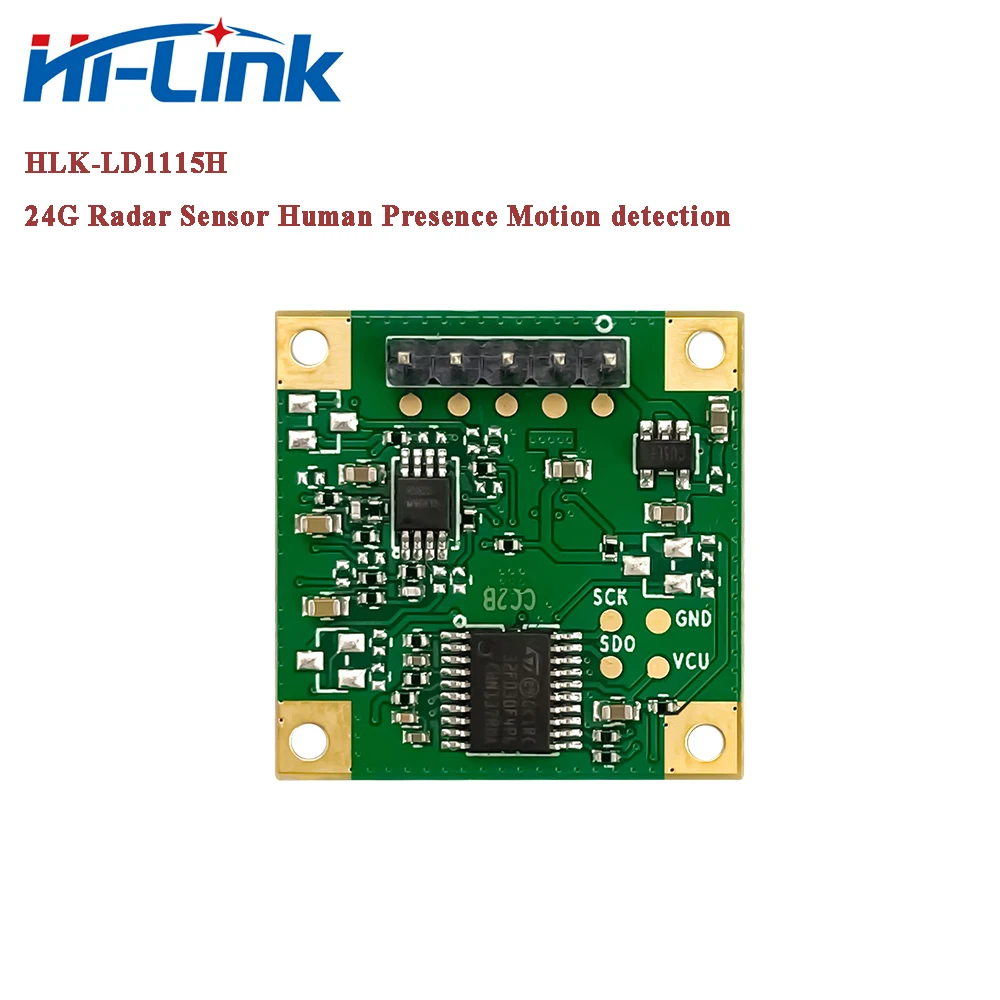 Free Shipping HLK-LD1115H-24G mmWave Human Presence Detection Radar Sensor Motion Module