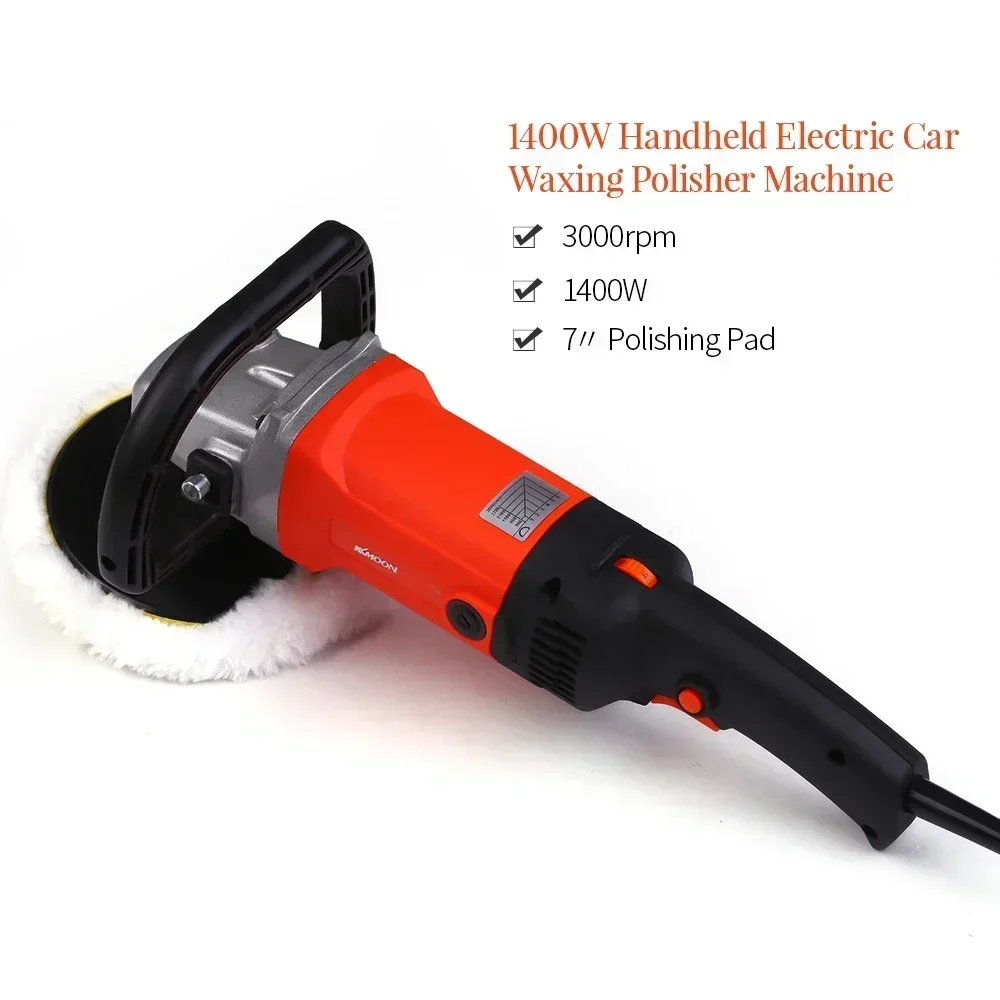 Electric Car Polisher Machine 1200W-1580W Auto Polishing Machine Adjustable Speed Sander Waxing Power Tools Car Accessories