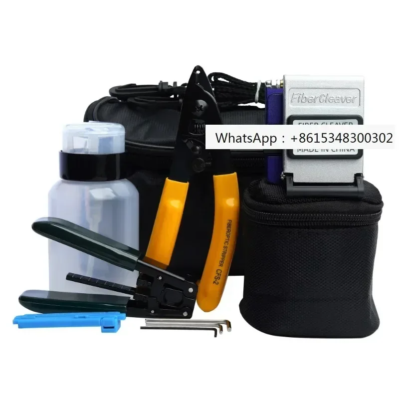 

FTTH Fiber Cold Splicing Tool Set Fusion Splicing Machine Tool Fiber Cutting Knife Red Light Pen Light Power Meter Miller Pliers