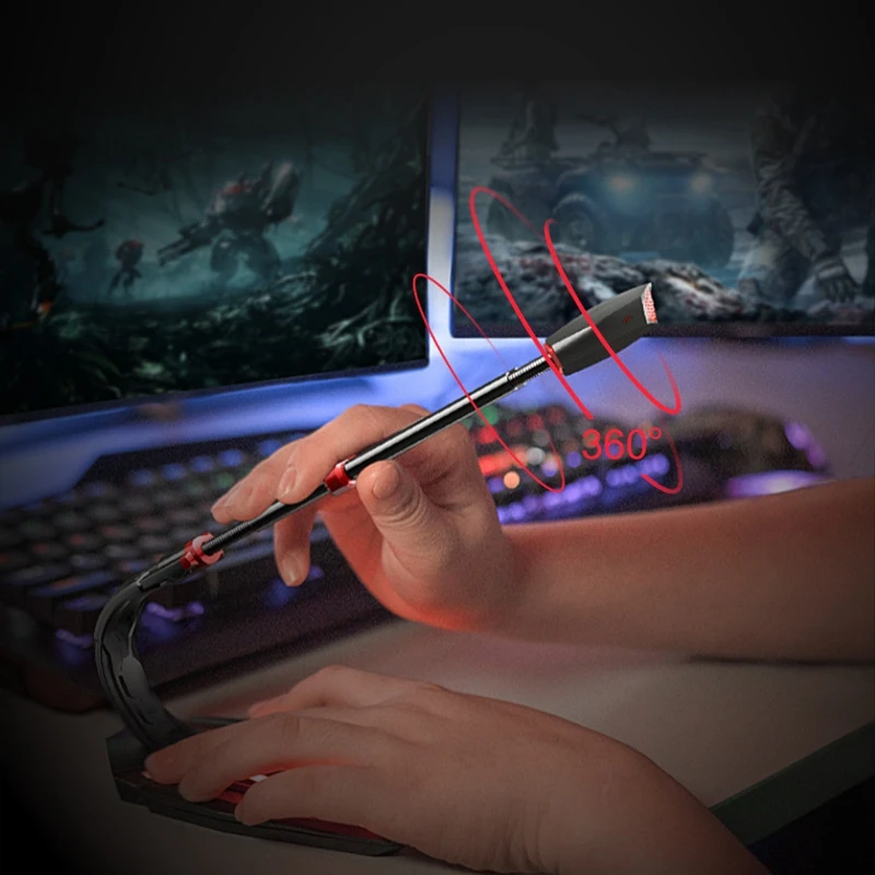 FFYY-ميكروفون ألعاب الكمبيوتر ستوديو خطاب إلغاء الضوضاء ميكروفون ليوتيوب تويتر لايف KTV أحمر 3.5 ملم