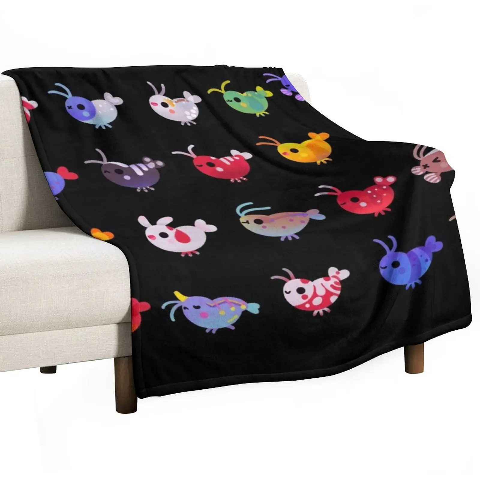Freshwater shrimp Throw Blanket Travel Polar Hair Designers Decorative Beds Blankets Sofas Of Decoration Blankets