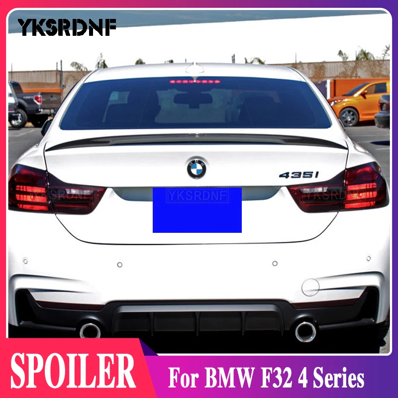 P Style ABS Rear Roof Spoiler Trunk Lip Wing For BMW F32 4 Series 2 Door Coupe 2014 2015 2016 - UP 420i 428i 430i