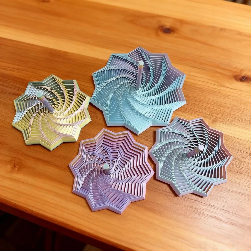 3D Printing Fractal Fidget Star Model Expanded S/M Expanded Sensory Model Creativity Geometric Design AntiAnxiety Party Games
