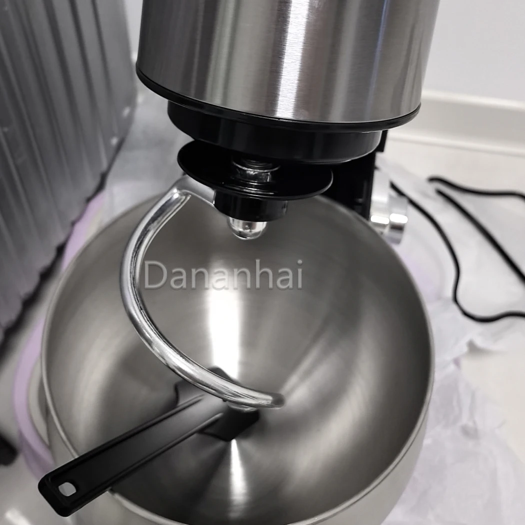 Stand Food Mixer, Chef Dough Mixer 304 Stainless Steel Bowl Electric Machine for Cream Whipping Dough Kneading
