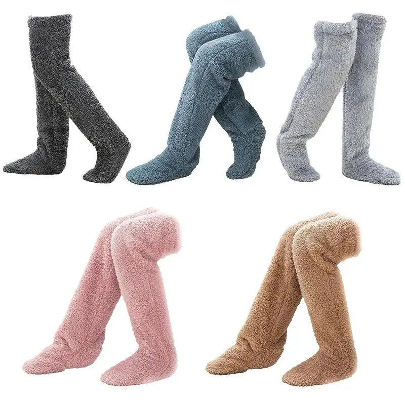 

Women's Slipper Socks Thick Soft Slipper Socks Cozy Winter Adult Socks Fuzzy Slipper Socks For Winter Birthday Halloween