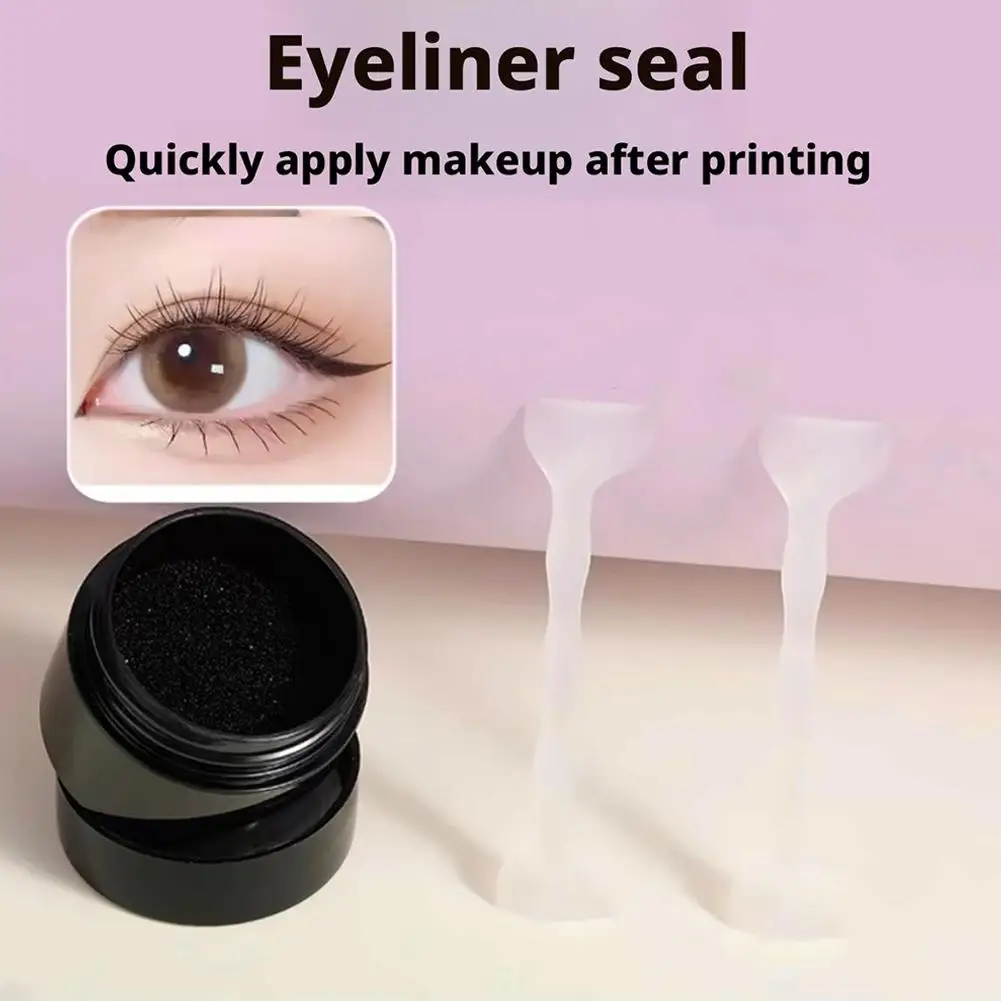 Double Ended Lower Eyelash Eyeline Silicone Stamp DIY Lashes Eye Line Template Eyeliner Seal Beginer Makeup Tools Eyeliner Aid