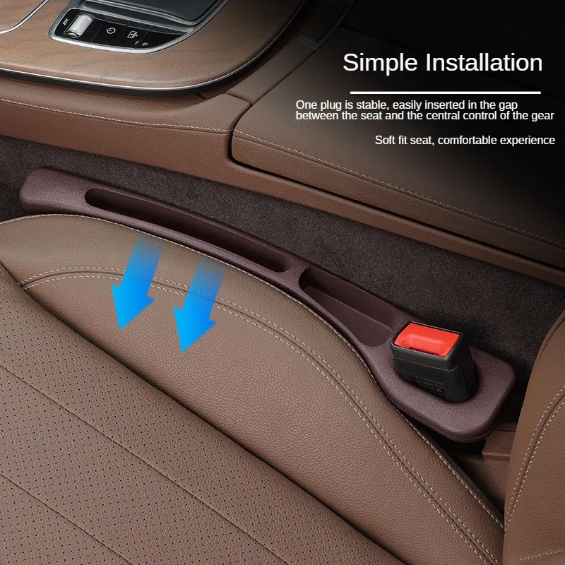 Car Seat Gap Plug Strip Side Seam Leak-proof Gap Filler Storage For Mercedes Benz AMG W205 W211 W204 W212 W213 W203 W176 W221 GL