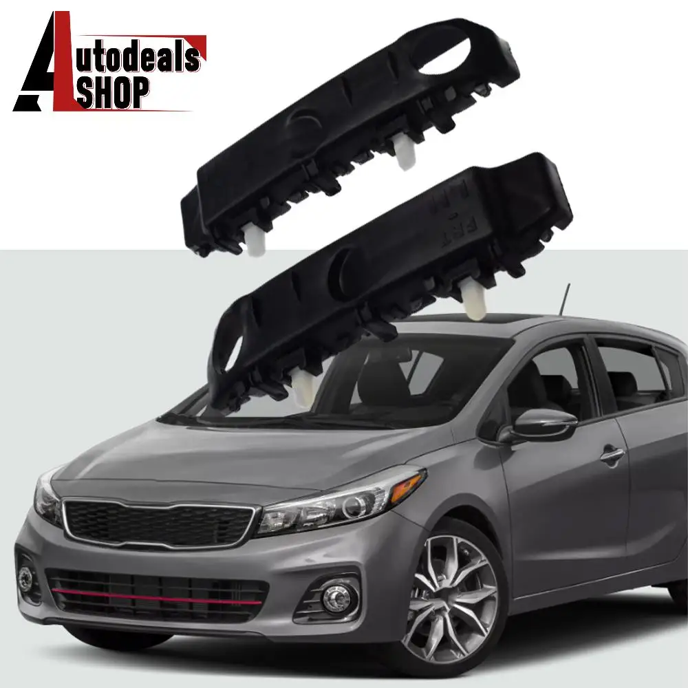 Par de soportes de parachoques delantero izquierdo y derecho para Kia Forte Forte5 Forte Koup 2014 2015 2016 2017 2018 86514-A7000