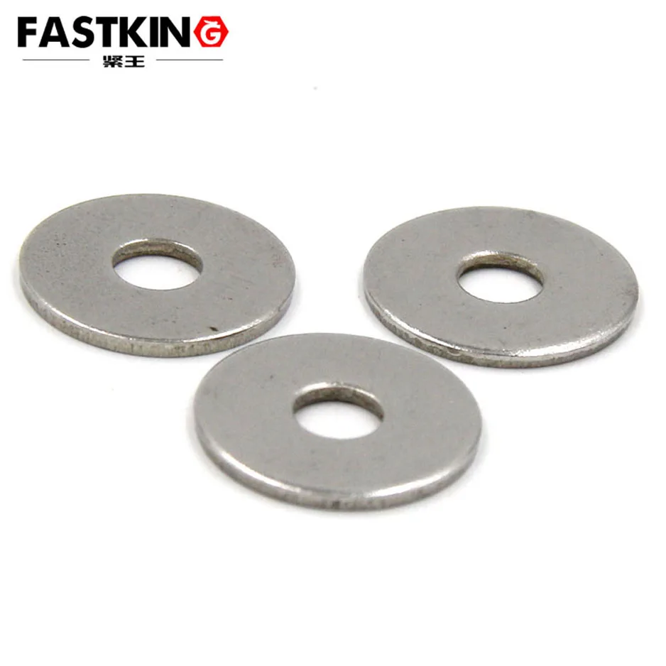 

20-50Pcs/Bag 316 Stainless Steel Big Metal Gasket Meson Plain Washers M3-M8 Din9021 Large Flat Washer