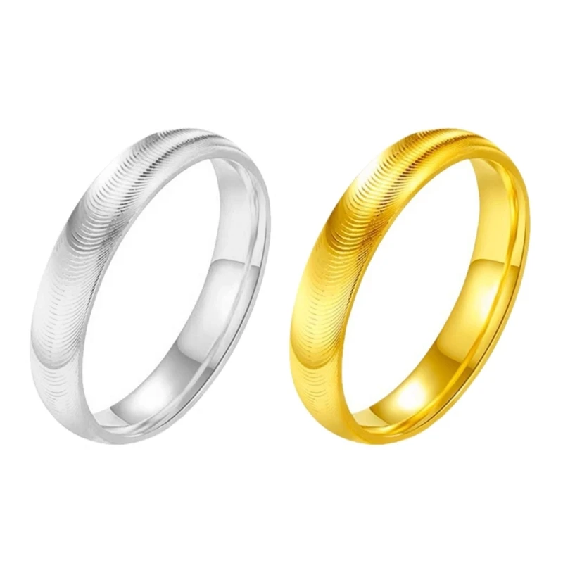 Modern Ripples Decorated Rings Stylish Rings Accessory for Fashion Lovers