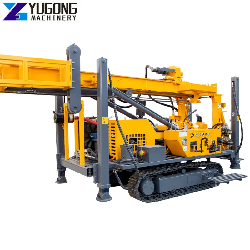 Factory Prices 200m Deep Portable Hydraulic Water Well Drilling Rig Water Pneumatic Dual-purpose 100M Drilling Rig for Mexico