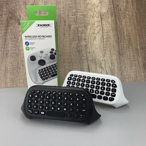 Teclado inalámbrico 2,4G para Xbox Series X/S/One/One S, controlador Chat Pad, Mini teclado para juegos con receptor USB, conector para auriculares