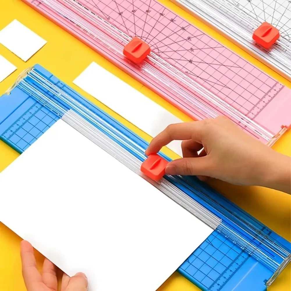 Manual A4 Paper Cutter Bidirectional with Pull-out Ruler A4 Paper Cutting Guillotine Cutting Mat Machine