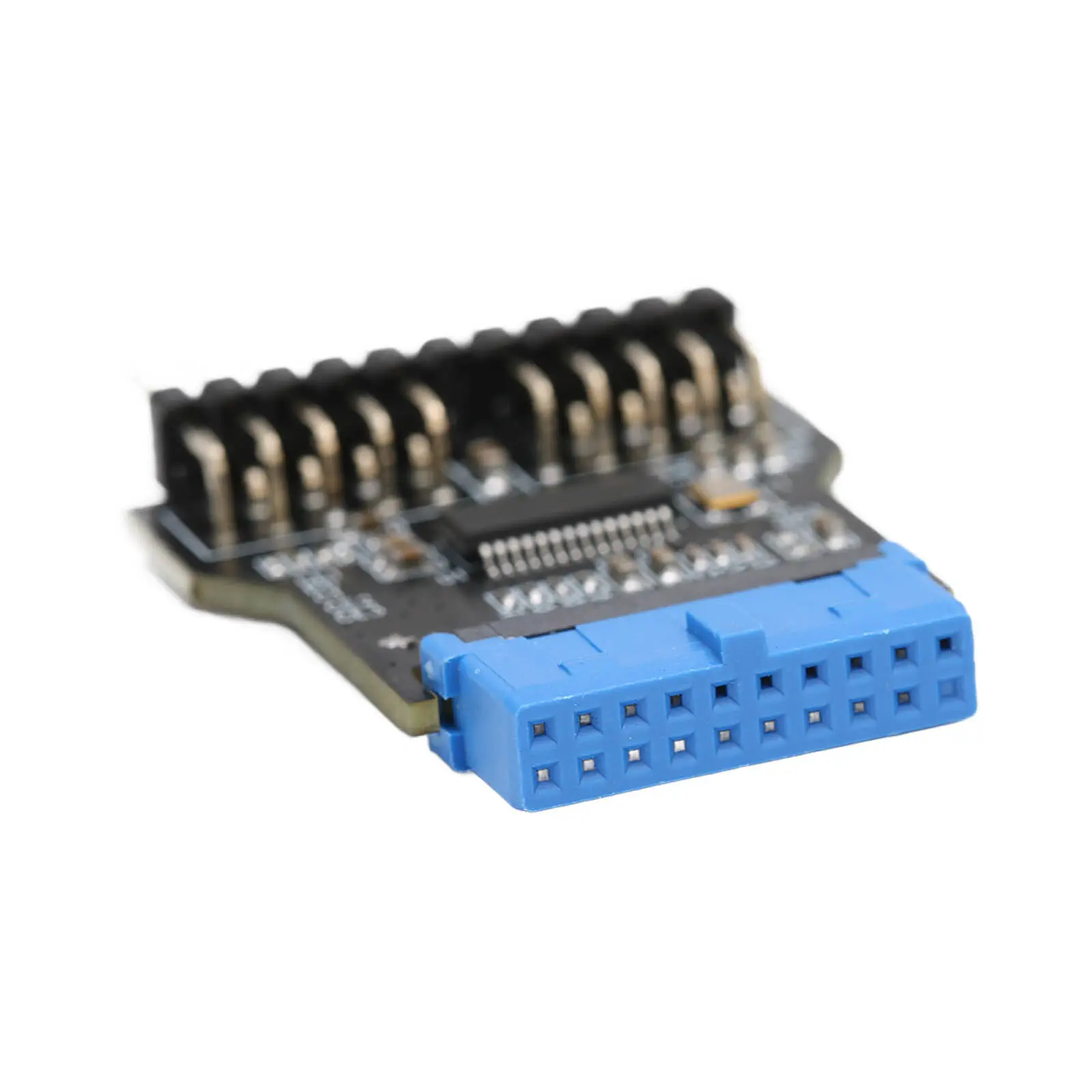 Motherboard 19Pin to Dual 9Pin Adapter USB 3.0 19Pin Female Interface Header Splitter 1 to 2 Extension Card USB3.0 HUB Connector