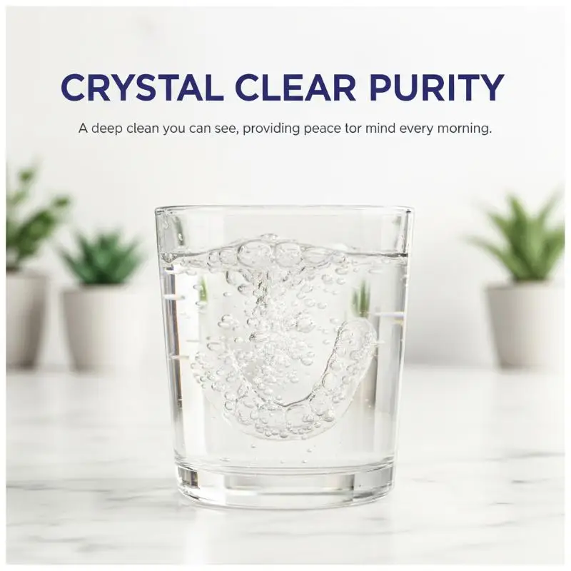 Denture Cleansing Tablets Oral Hygiene Care - Whitening Tooth Plaque Removal Retainer Cleaner Reduces Odor for Fresh Breath