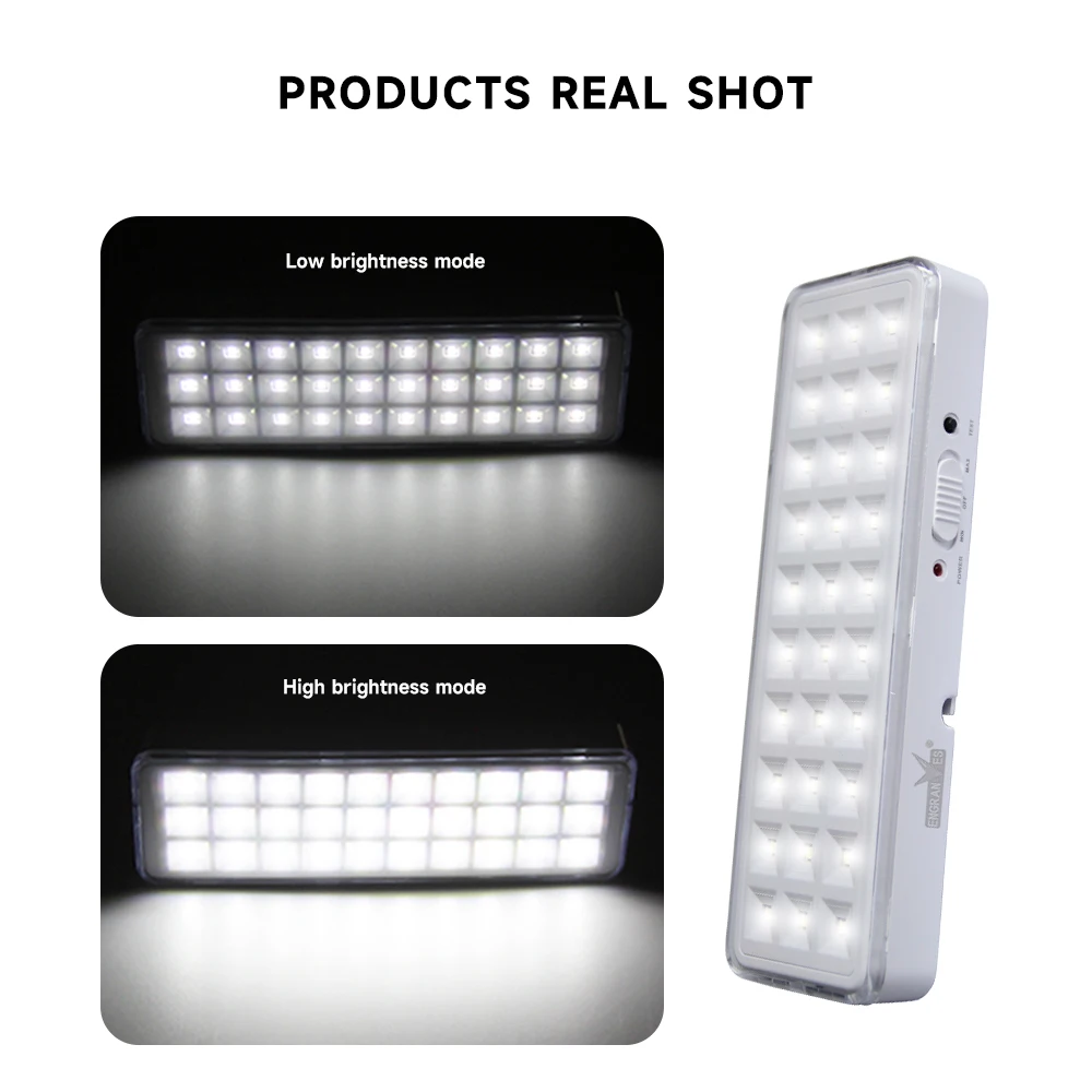 30LED Portable Handheld Light Hanging Tent Lamp Outdoor Lantern Night Emergency Lighting 2 Modes Rechargeable Camping Light