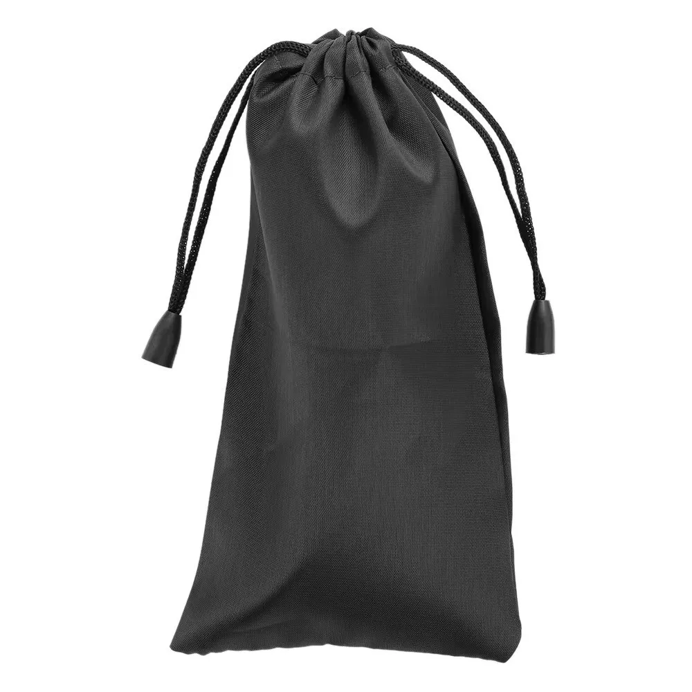 Drawst Closure Drawstring Storage Pouch Lightweight Durable Portable Waterproof Dustproof Pouches Black Dustproof