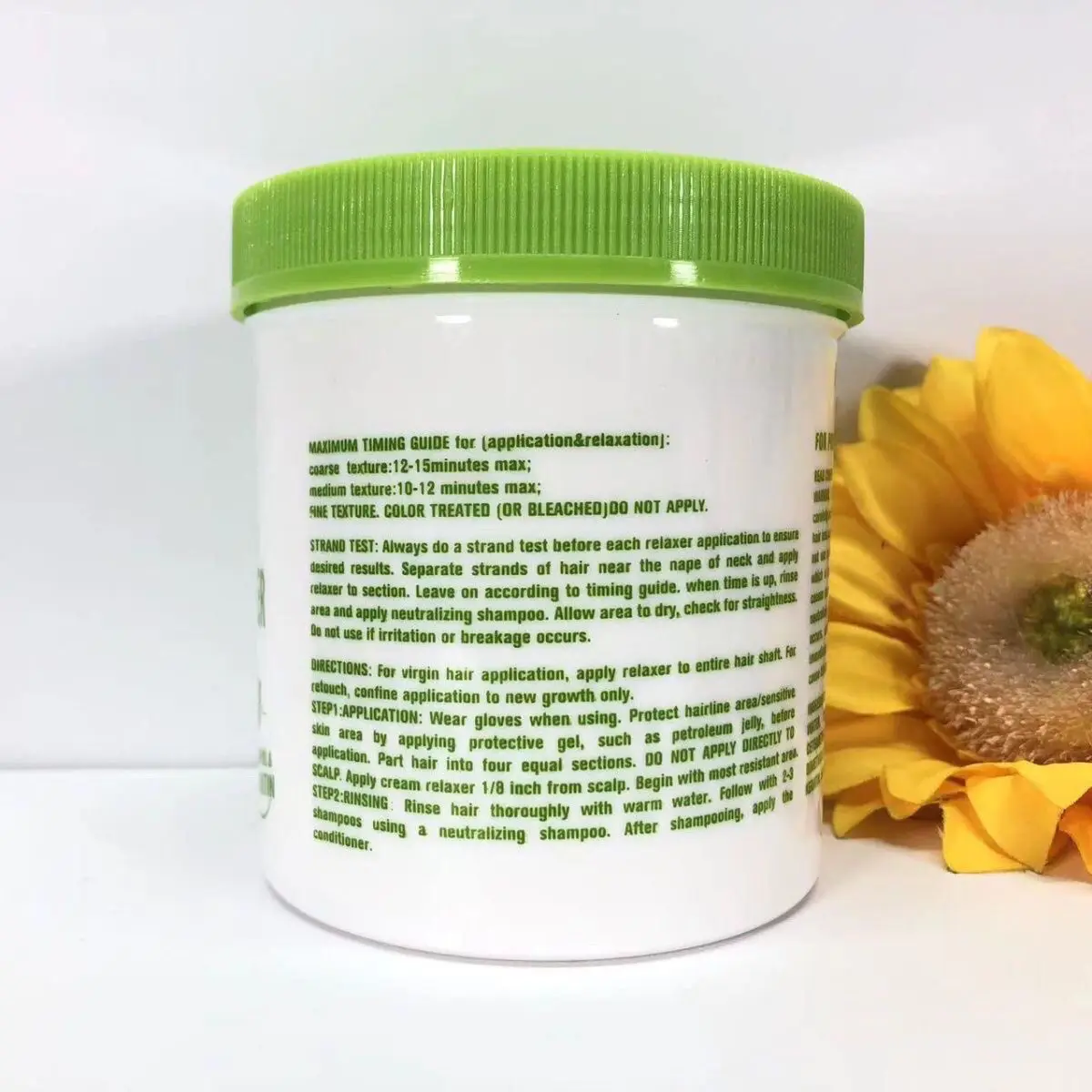 African Hair Relaxer Rich in Olive and Keratin