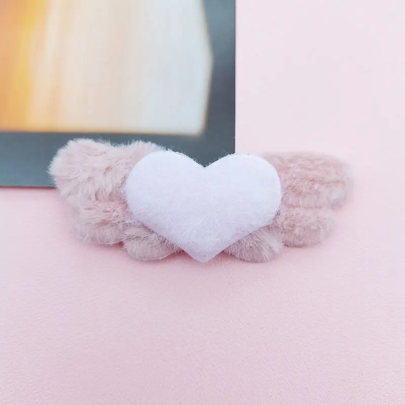 20 Stück Herz-, Stern- und Engelsflügel-Applikationen, gepolstert, zum Selbermachen, für Haarspangen und Hüte, süße Flügel-Accessoires, Aufnäher – Detail 10