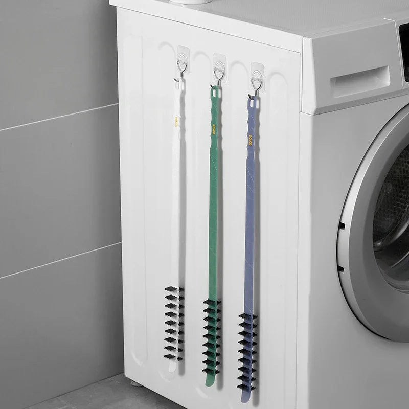 New Washing Machine Cleaner with Long Handle Radiator Dryer Drum Washing Machine Inner Cleaning Brush Laundry Cleaning Supplies