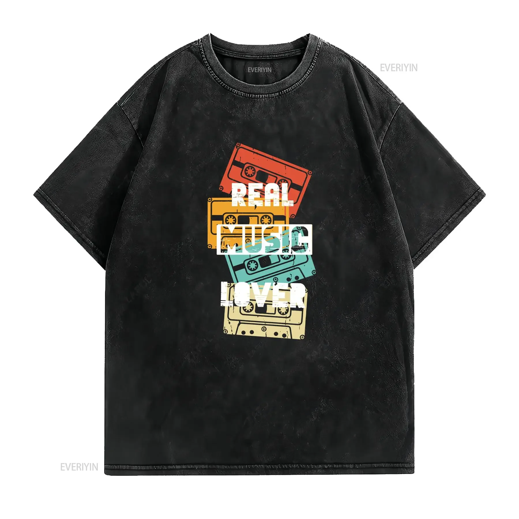 Mixed Tape t shirt retro 80's 90's vintage Old school playlist GenX Limited Edition vintage Washed Soft homme Versatile
