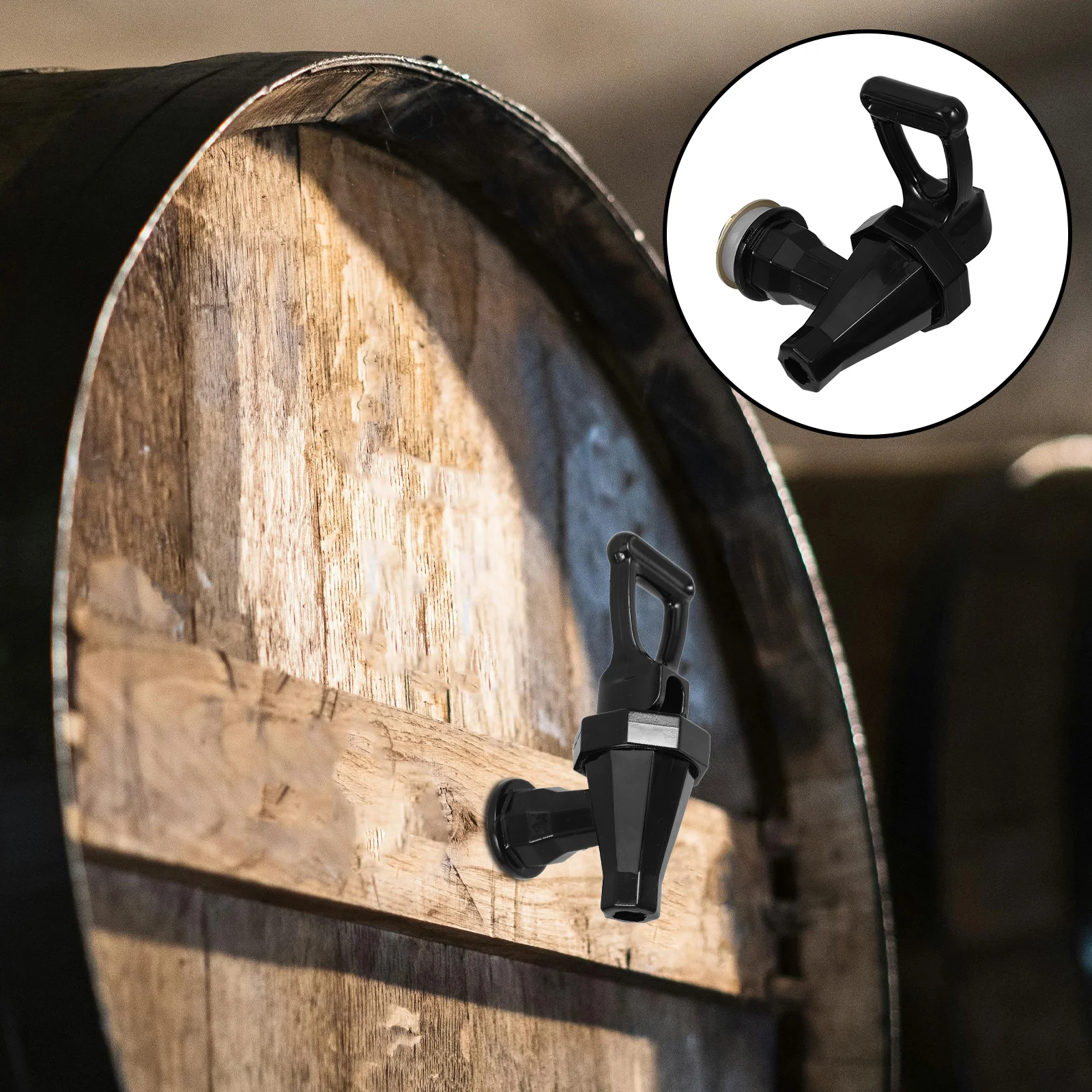 

Beverage Dispenser Faucet Push Button Water Spigot Reusable Plastic Jug Spout Cooler Nozzle Replacement Water Dispenser Tap