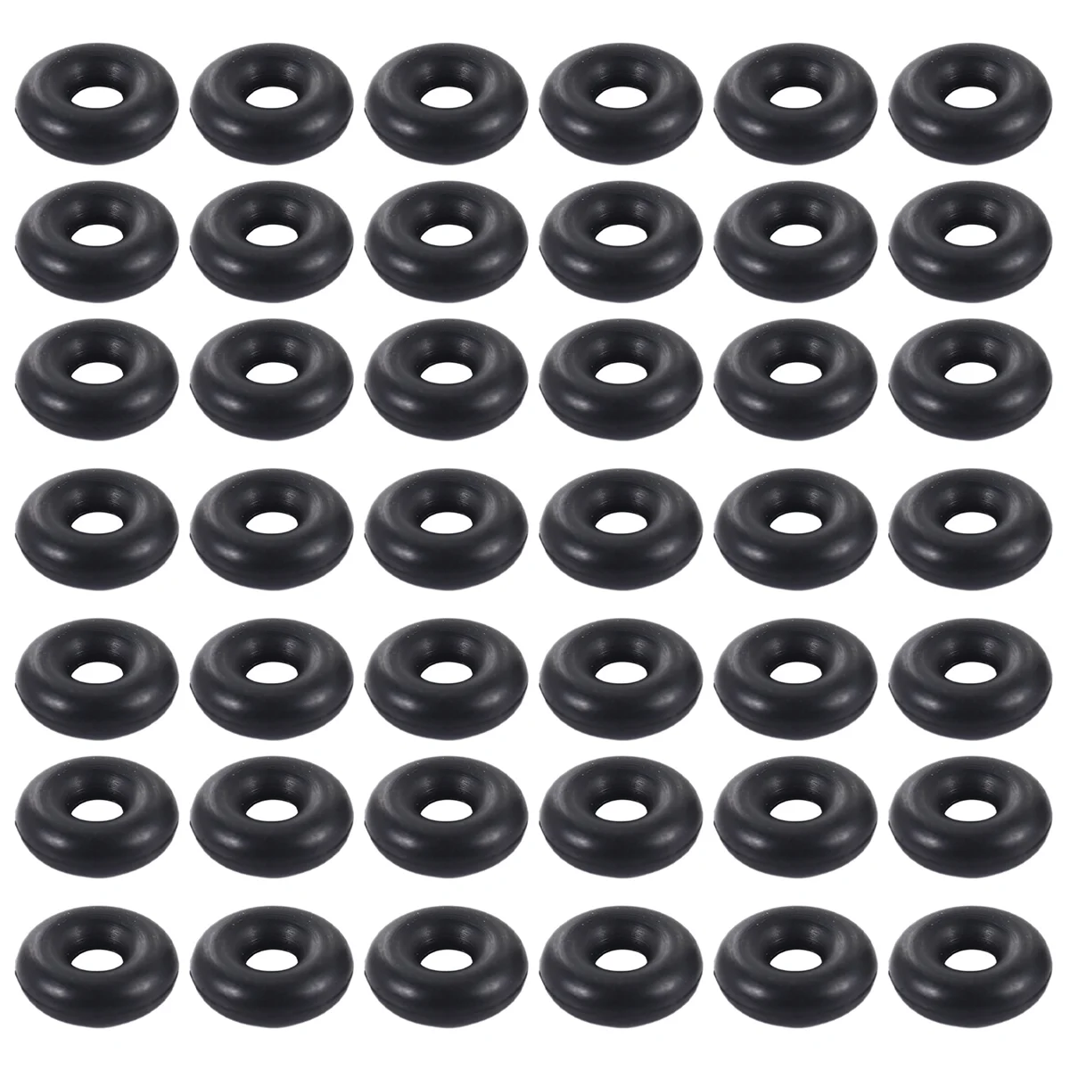 500 pcs, 6 x 2 x 2 mm Mechanical Rubber O Ring Oil Seal Seals