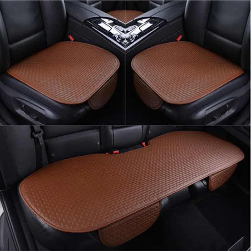 Car Seat Cover Full Set PU Leather Seat Cushion For TOYOTA Prius 50 Harrier Yaris Cross VOXY Venza avensis Sequoia Auto Parts