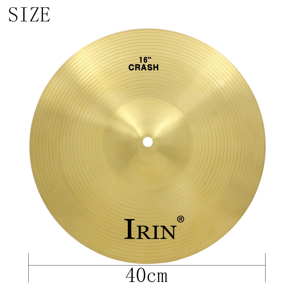 IRIN Drum Set Becken 8/10/12/14/16/18/20 Zoll Messing Becken Splash Crash Hi-Hat Jazz Drum Becken Percussion Instrument Teile – Detail 13
