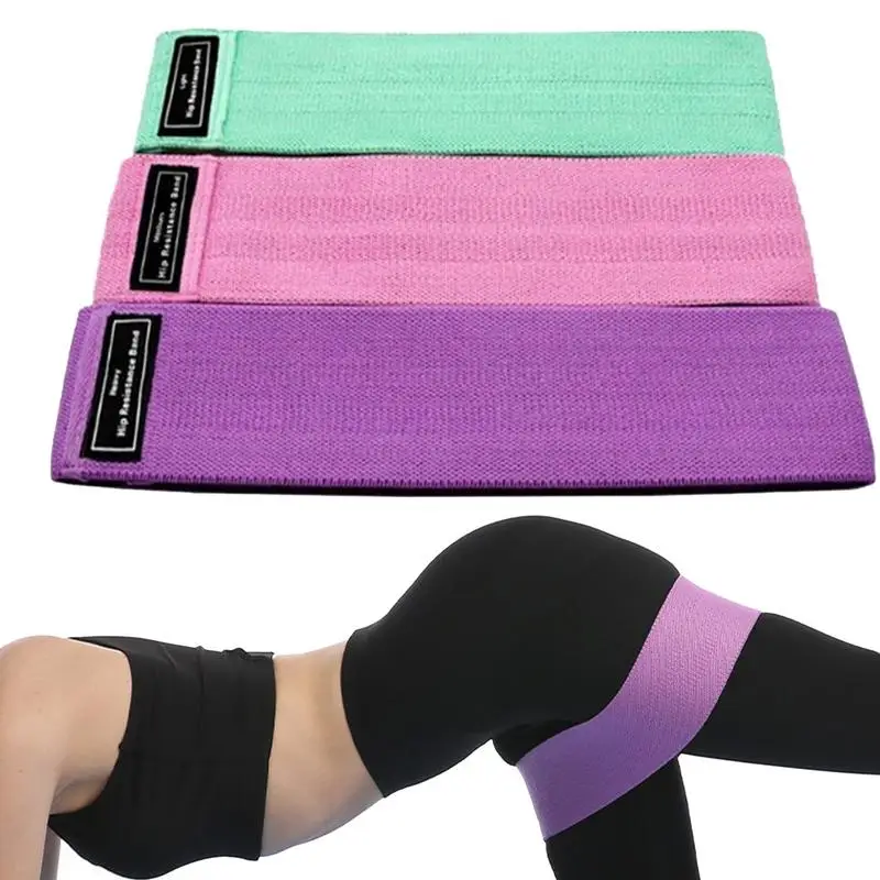 

Stretchy Bands For Exercise 3pcs Stretch Fitness Bands Non-Slip Resistance Exercise Bands Exercise Loop Bands Workout Bands