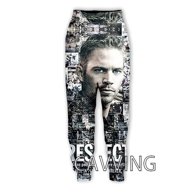 

CAVVING 3D Printed Paul Walker Casual Pants Sports Sweatpants Straight Pants Sweatpants Jogging Pants Trousers H03