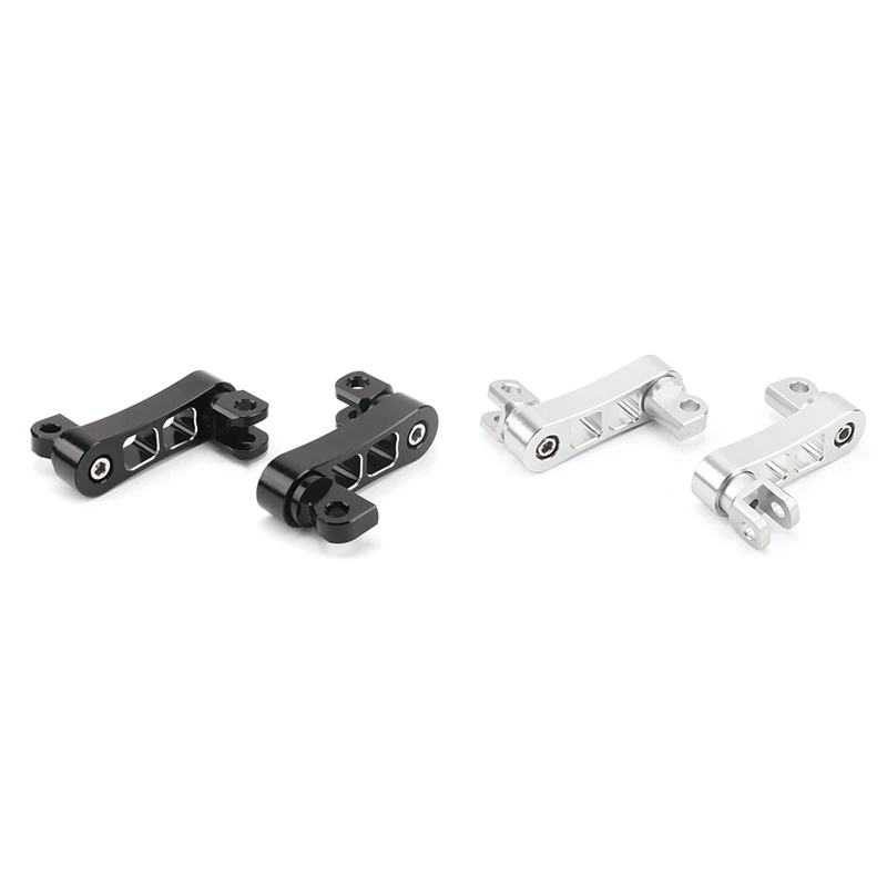 Motorcycle Replacement Passenger Foot Rest Footpegs Brackets For Sportster Dyna Softail Touring