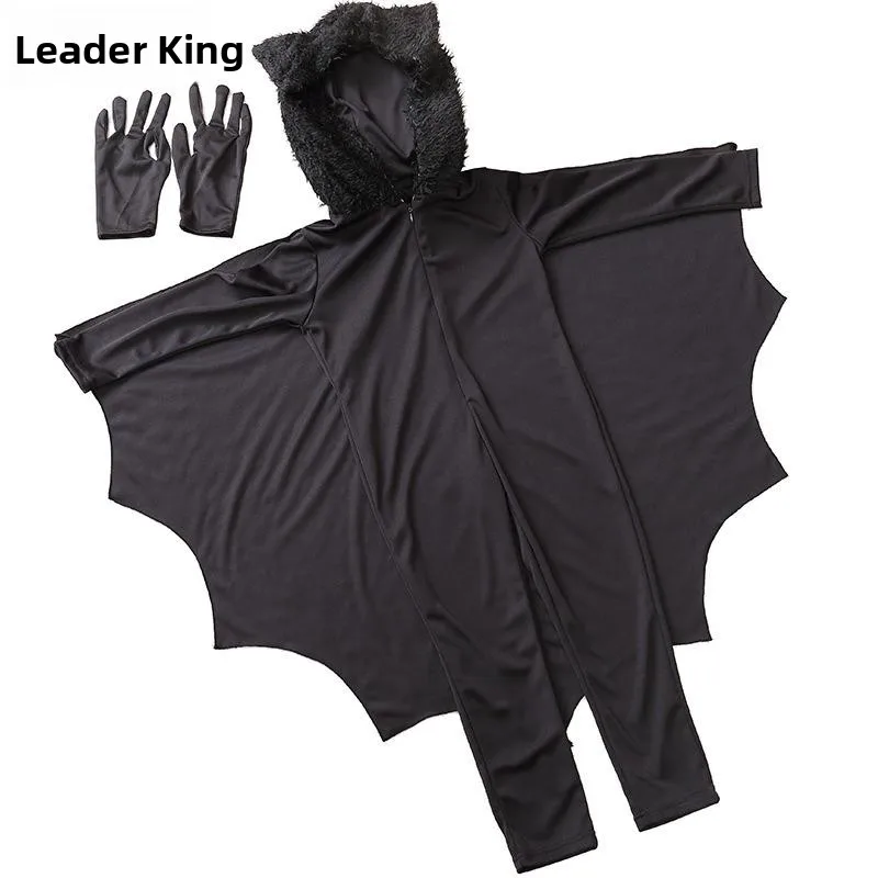 Neutral Children's Performance Suit Onesie Animal Bat Costume loween Outfit Children's Stage Performance Clothes Polyester...