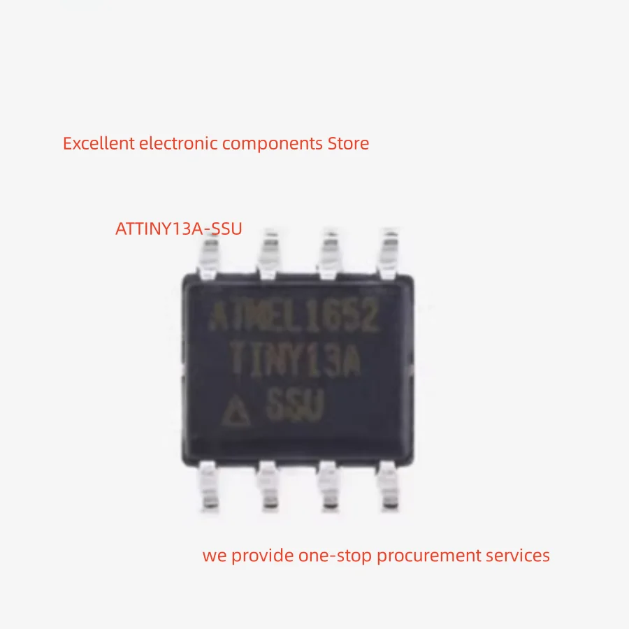 5PCS/LOT New original TINY13A TINY13A-SSU ATTINY13A-SSU SOP-8 ATTINY13A ATTINY13A-PU 8-bit microcontroller chip In stock