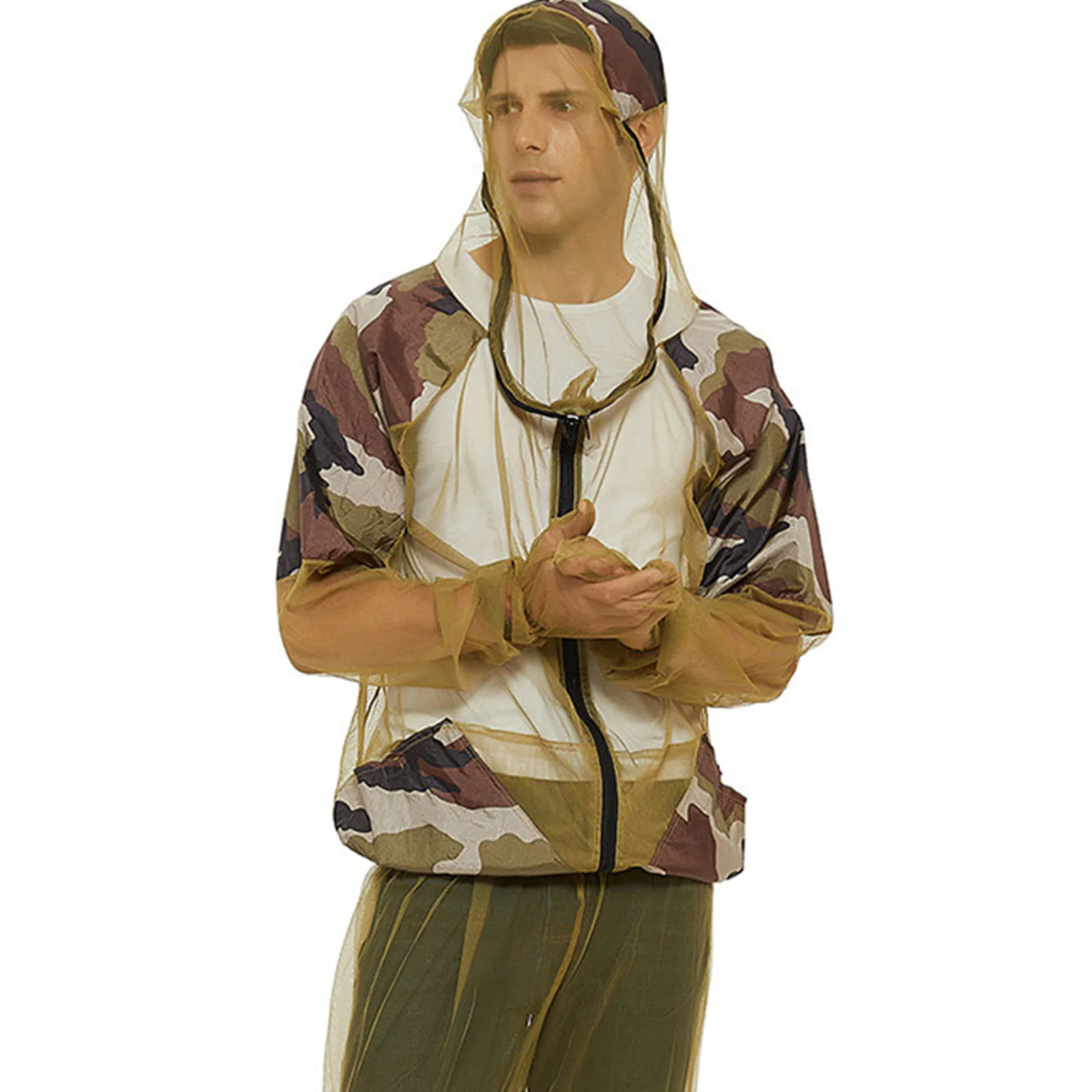 

Mosquito Clothing Beekeeping Suit Summer Protective Clothes Pants Cap Mittens Anti Mosquito Outdoor Garden Work