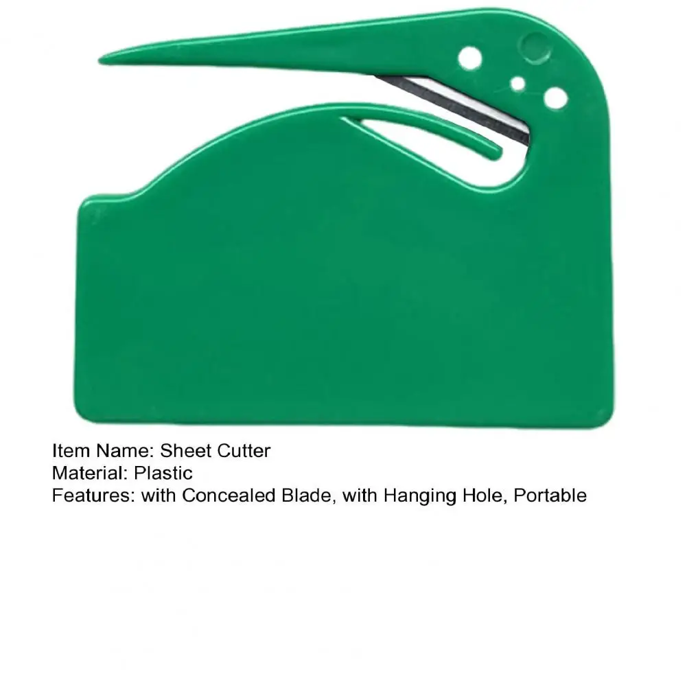 Резак для листов с острым скрытым лезвием, безопасный дизайн, открывалка для конвертов, резак для бумаги, резак для оберточной бумаги, инструмент для открывания упаковки Hj단기
