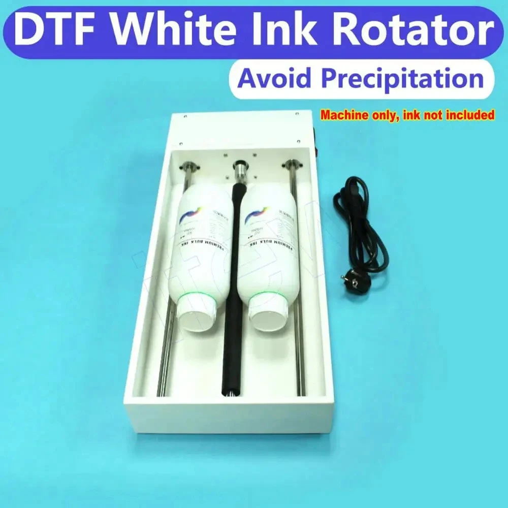 DTF Ink Rolling Device Rotator Shake Avoid Precipitation White DTG Ink Roller Machine Shaking Rotation White Ink Preparation Kit