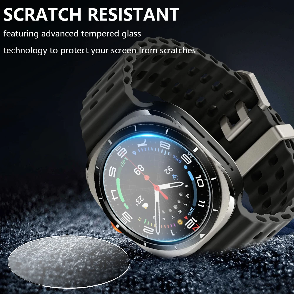 Screen Protector for SAMSUNG Galaxy Watch 7 44 40 47 mm Smartwatch Tempered Glass Anti-Scratch