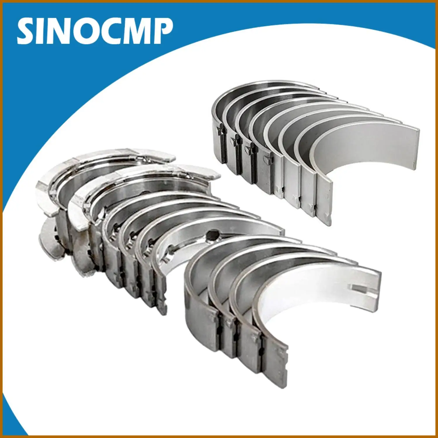 Engine Crankshaft Main Bearing & Connecting Rod Bearing Set With Thrust Washers For BMW X1 X3 X5 1 3 5 Series N47 B47 D20 2.0L