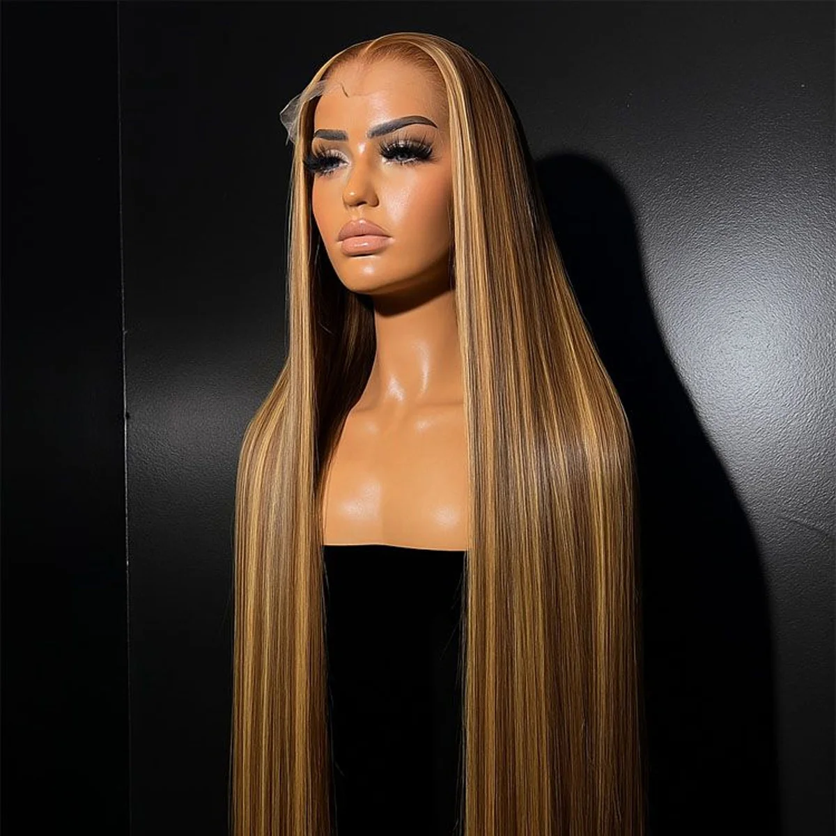 

220% Выделите Парики Человеческие Волосы 13x4 Прямые Кружевные Фронтальные Парики Человеческих Волос Предварительно Сорванные 4/27 Цветные Бразильские Hd Парики Фронта Шнурка