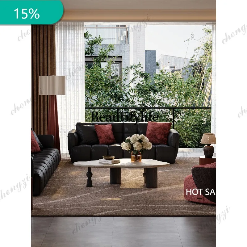 M182 Natural luxury stone coffee table living room special-shaped jade rabbit cave stone high-end coffee table