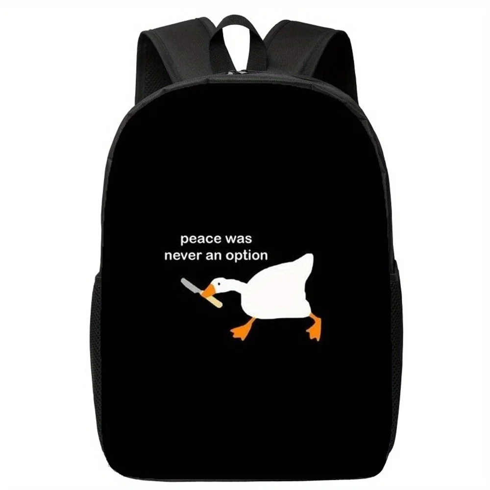 

Casual Backpack Featuring an Adjustable Shoulder Strap, Designed in a Sporty Style with a Vibrant Cartoon Print That Showcases a