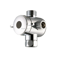 High Quality ABS Multi Function 3 Way Shower Head Diverter Valve G1/2\