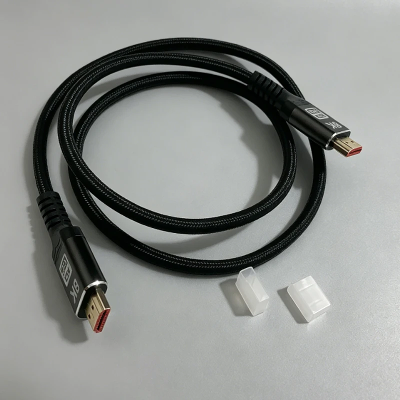 8K USB-C-auf-HDMI-2.1-Kabeladapter, 8K 60Hz Typ-C-auf-HDMI-Kabel | Thunderbolt 3 kompatibel | Für Laptop/Tablet/Monitor (1/2/3M) – Detail 2