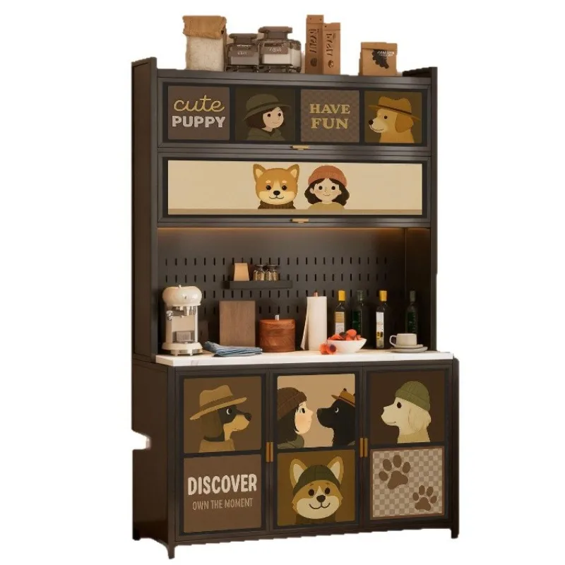 Wall integrated locker, stainless steel wrought iron storage cabinet