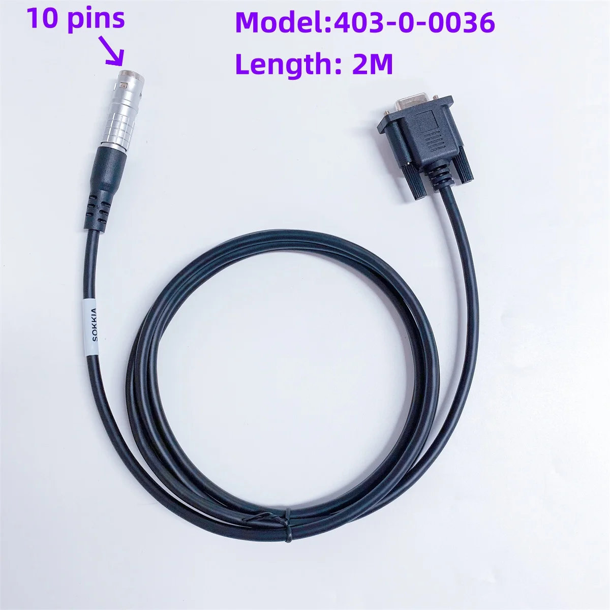 Совершенно новый кабель для передачи данных SOKKIA 40300036 для SOKKIA GNSS GPS RTK GSR2600 GSR2700 Подключение ПК кабель передачи данных 10-pin