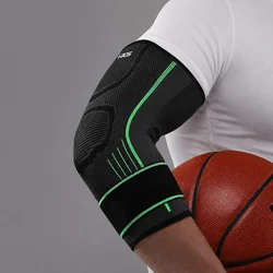 1 PC Gym Elastic Elbow Brace Golfer's Elbow Straps Mild Compression Sleeve